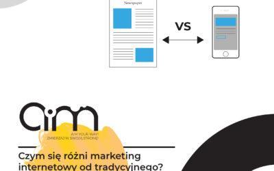 Czym się różni marketing internetowy od tradycyjnego?