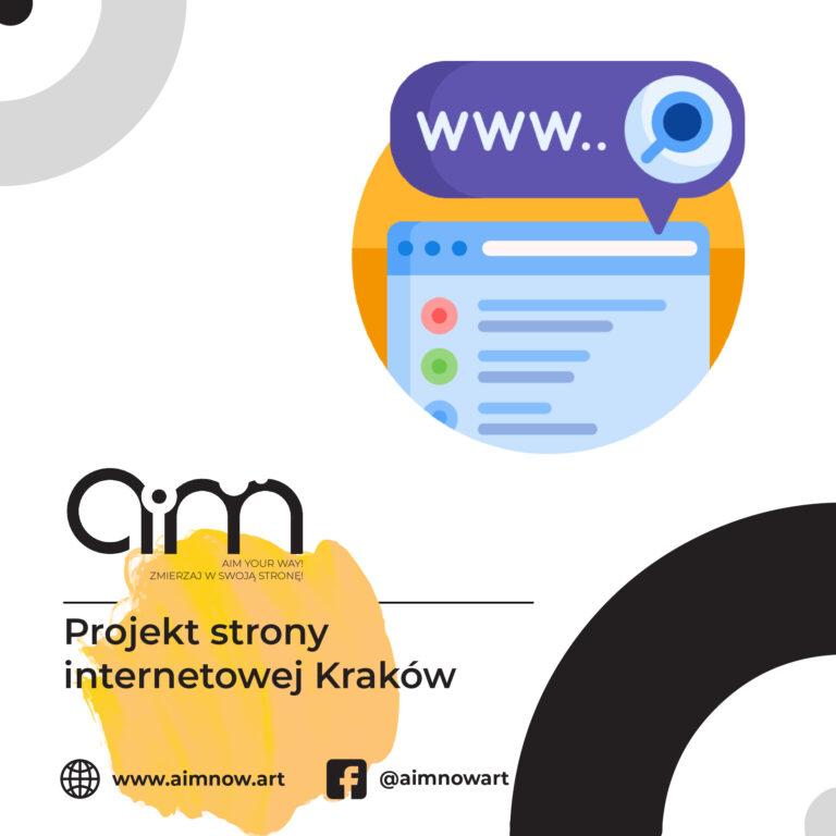 Projekt strony internetowej Kraków