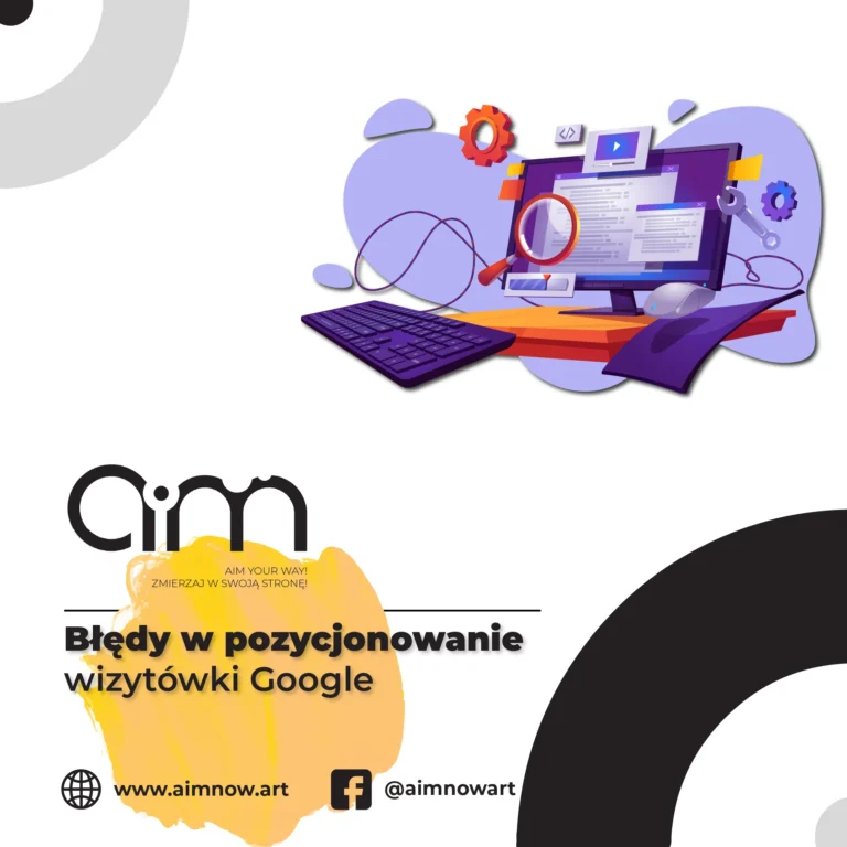 błędy w pozycjonowanie wizytówki Google