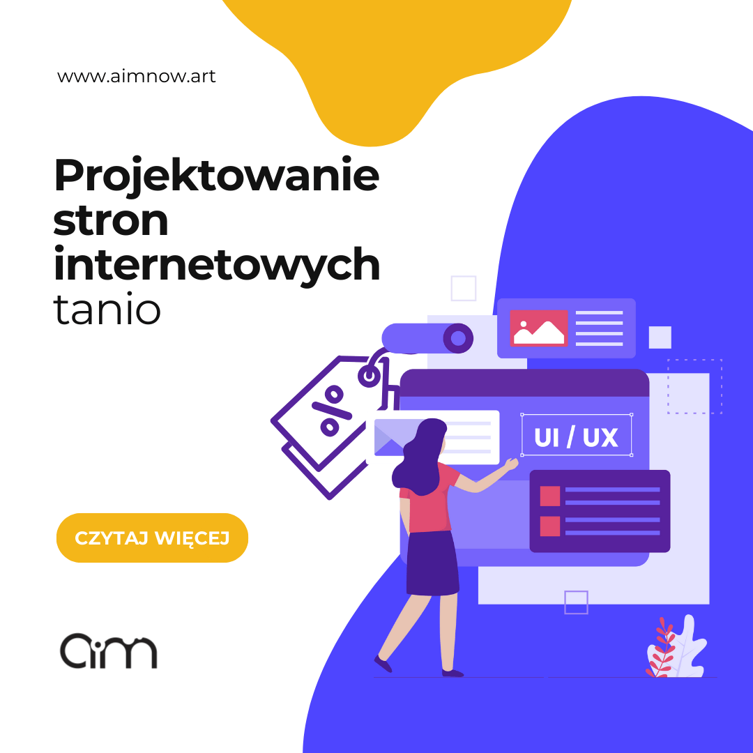 projektowanie stron internetowych tanio