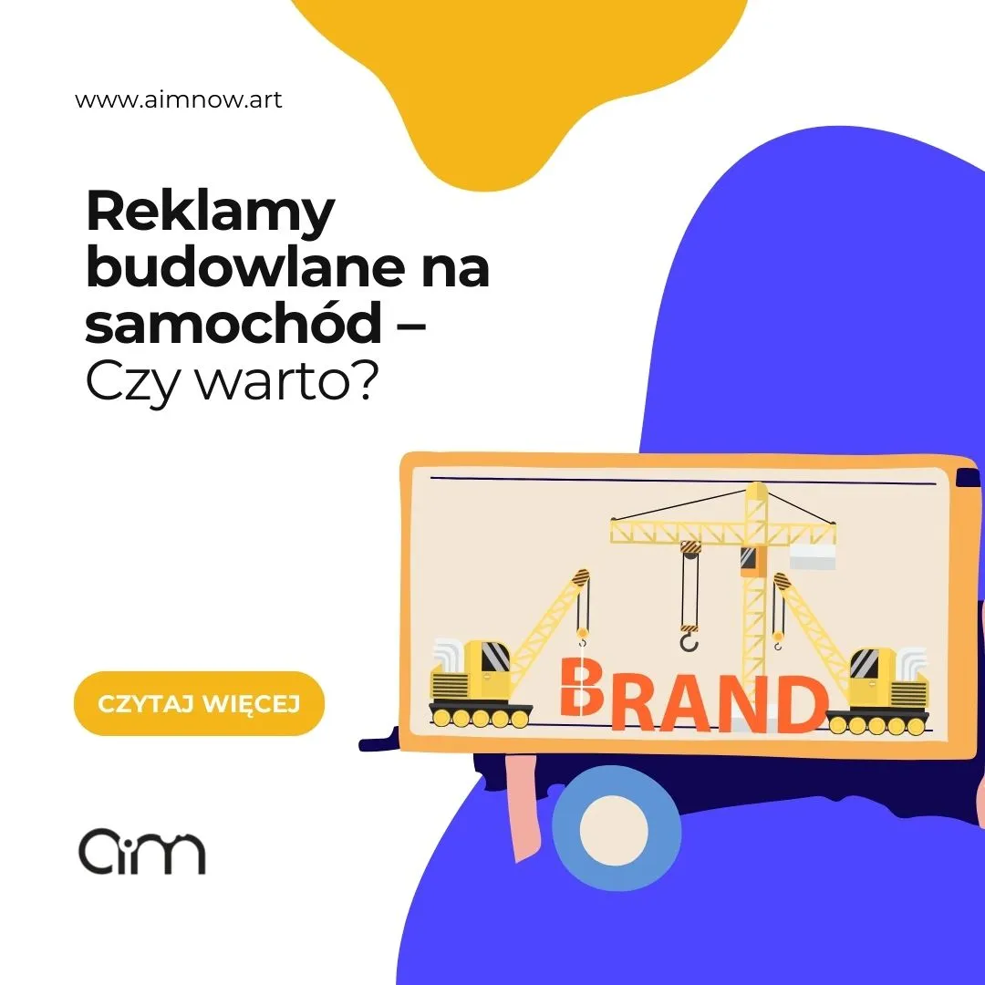 reklamy budowlane na samochód