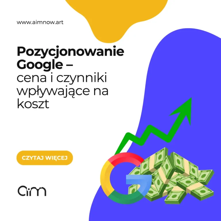 pozycjonowanie google cena