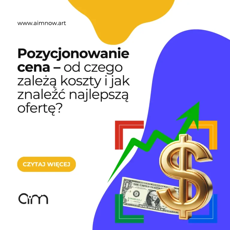 Pozycjonowanie cena