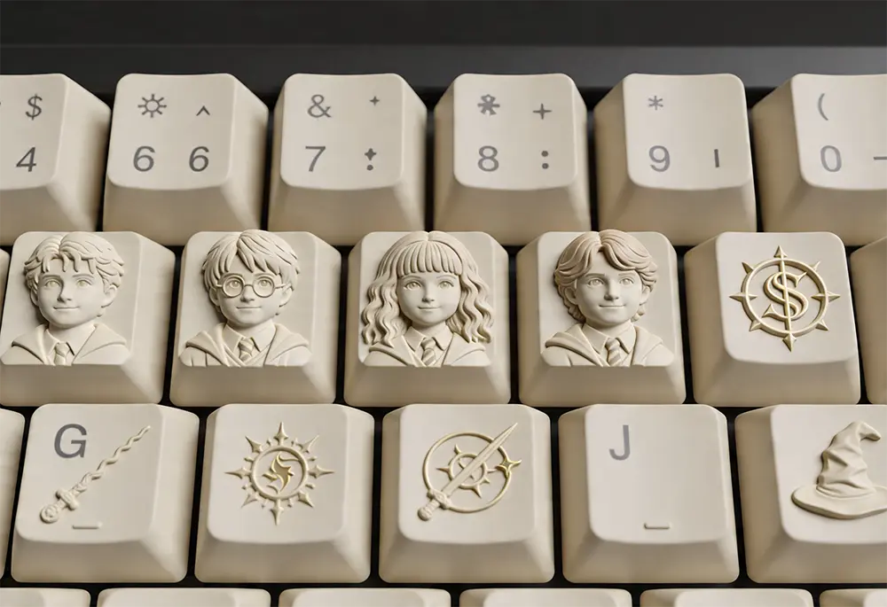 projektowanie klawiszy 3d