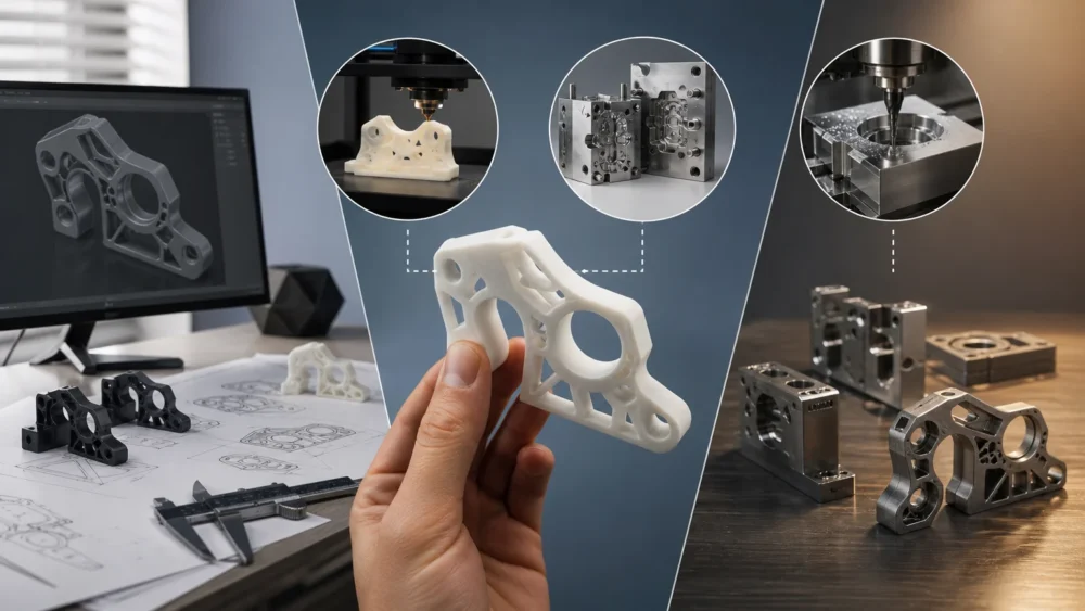 krótka seria druku 3D – ilustracja redakcyjna
